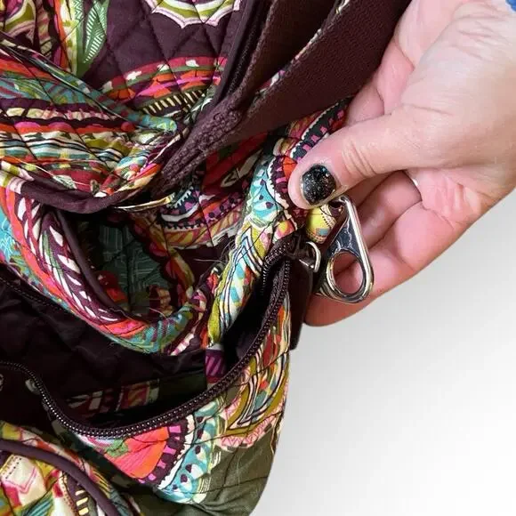 Vera Bradley Quilted Fabric Weekender Bag in Retired Pattern Heirloom Paisley - Picture 10 of 15